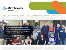 Tablet Screenshot of microboard.org.au
